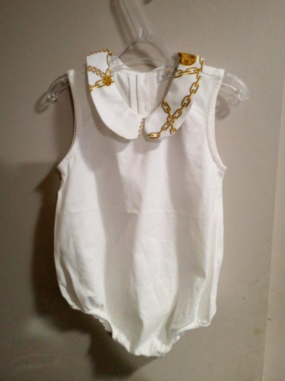 Chain Collared Romper